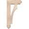 Ekena Millwork Westlake Arts and Crafts Smooth Bracket w/ Offset Brace, Douglas Fir, 5 1/2"W x 14"D x 26"H BKT0604X14X26WTL03SDF - alternate 3
